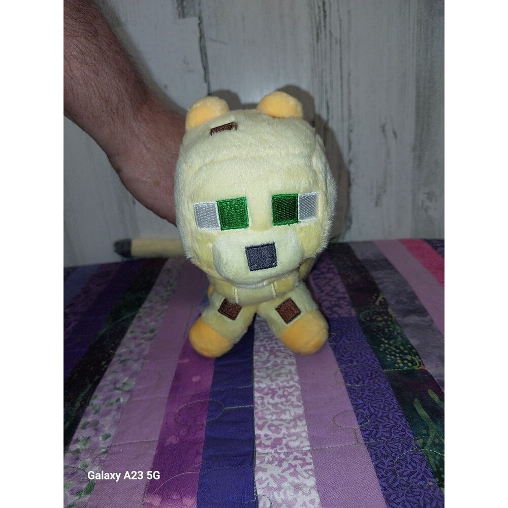 Minecraft Ocelot 9" Plush Toy Stuffed Cheetah Doll Animal Mojang